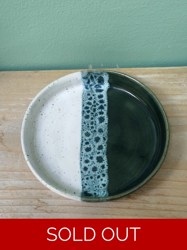 Green Stripe Small Dish